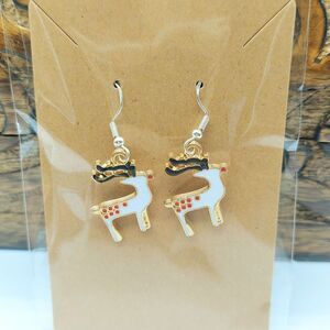 Christmas Reindeer Earrings Christmas Earrings